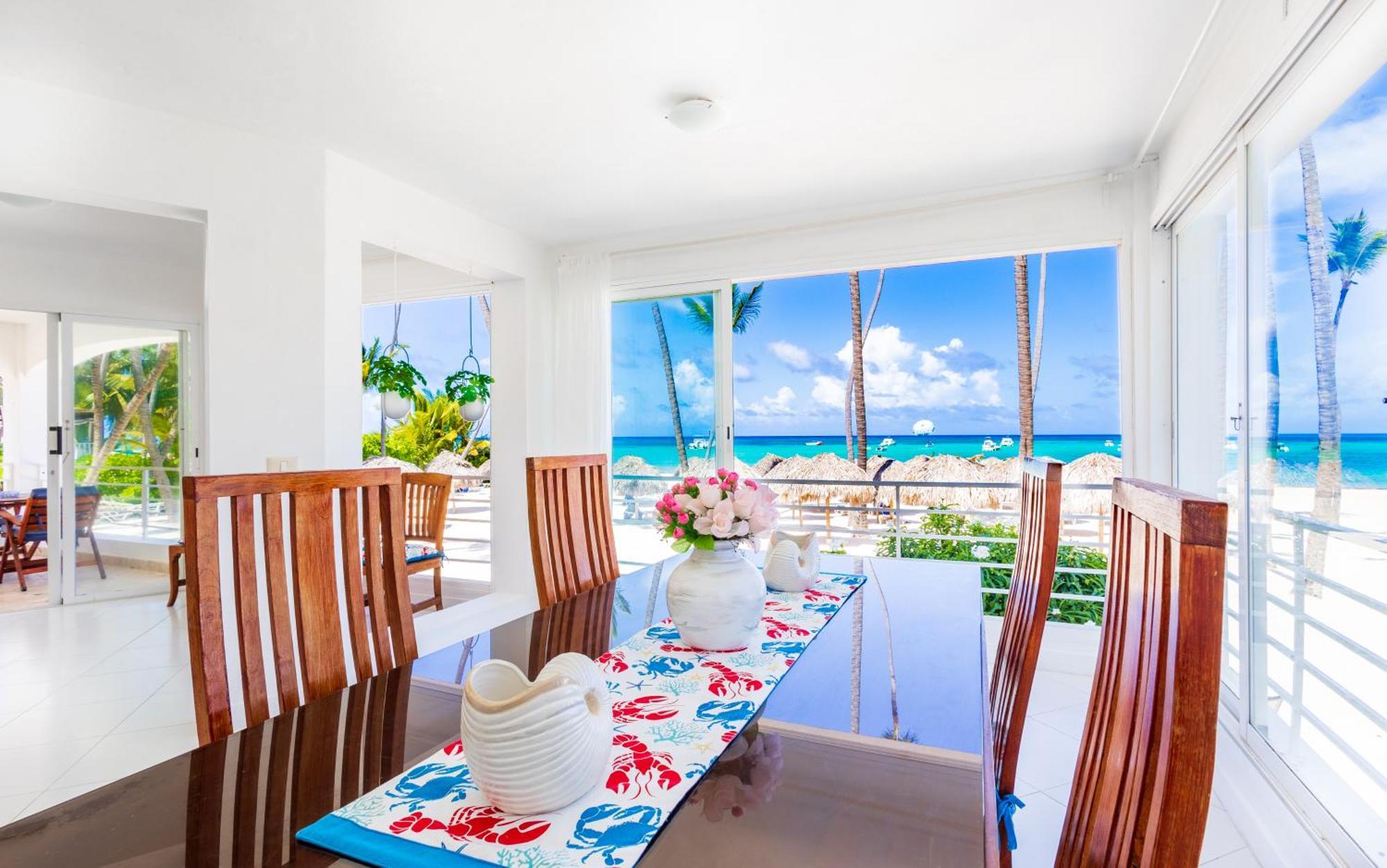 Prime Ocean View Punta Cana Apartments - 3-Bedroom Getaway With Private Terrace On Bavaro Beach מראה חיצוני תמונה
